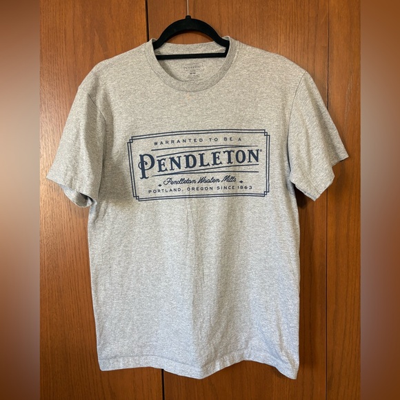 Pendleton Other - Pendleton Unisex Heather Gray Logo Tee Size Medium